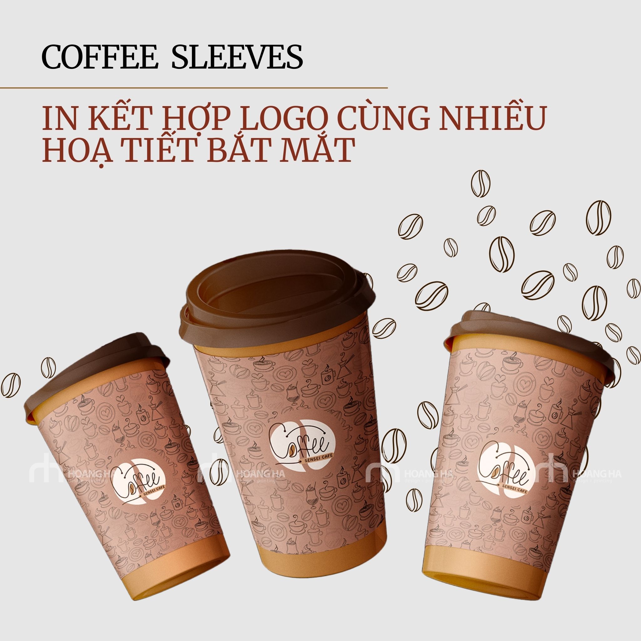 thiết kế - in ấn tay quai ly giấy (coffee sleeves)